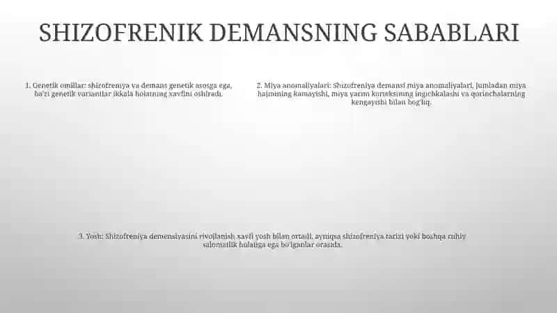 Shizofrenik Demensiyaning Kelib Chiqish Sabablari Va Asoratlari 4