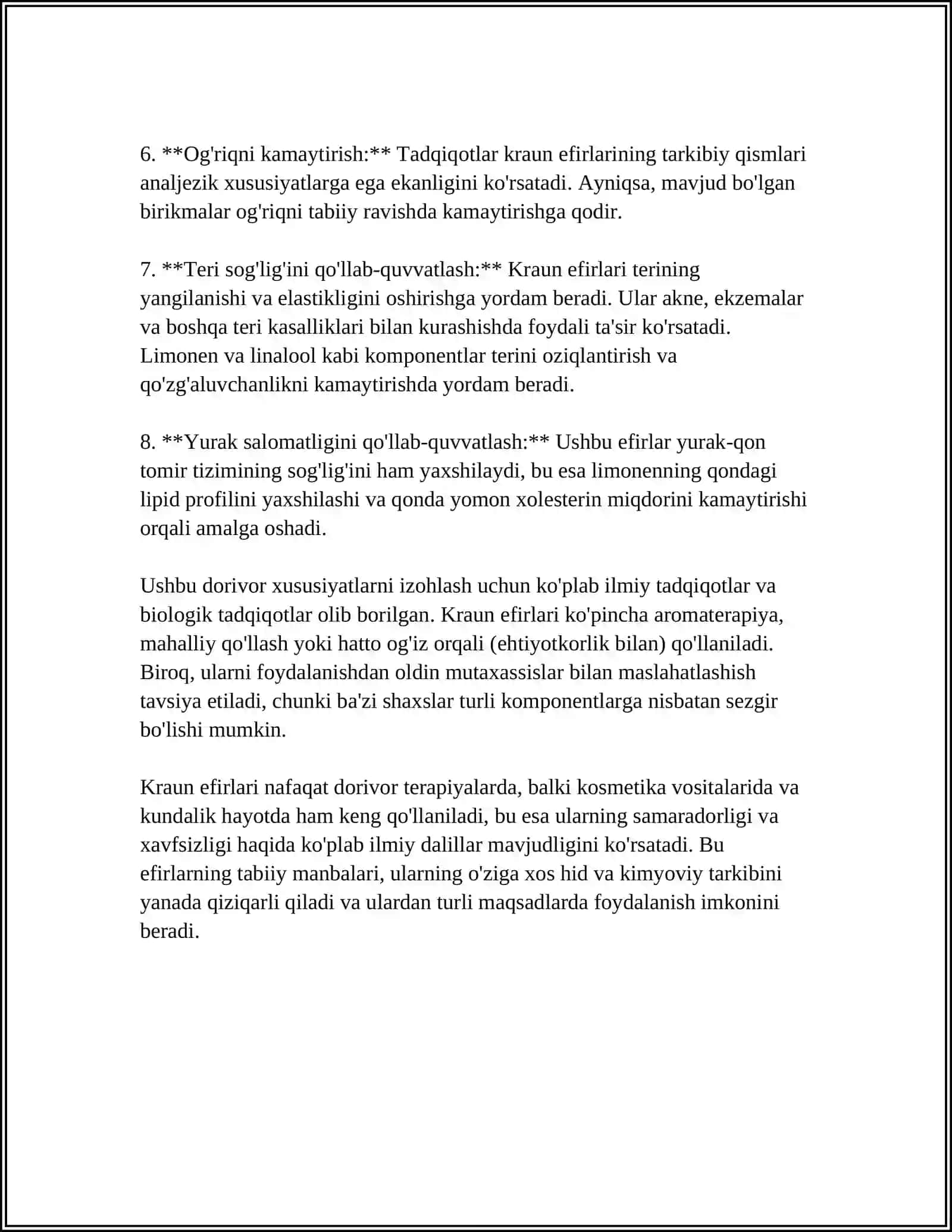 KRAUN EFIRLARI DORI VOSITASIDA 4