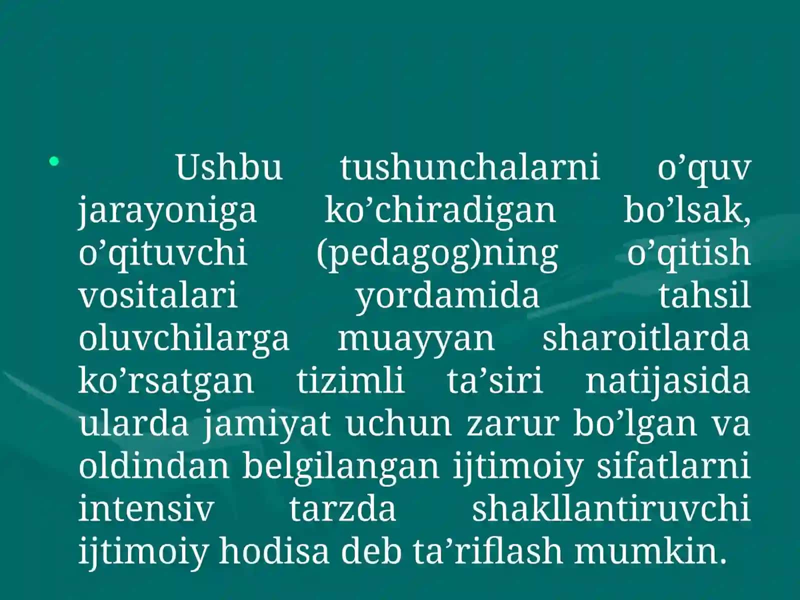 Diniy va Psixologik Tahdidlar 4