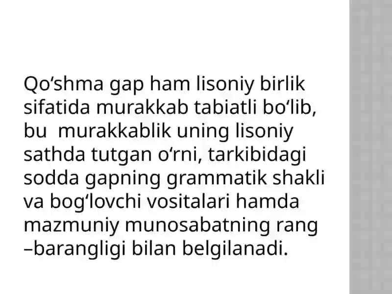 O‘zbektilshunosligida qo‘shma gaplar tarkibiy qismlari 4