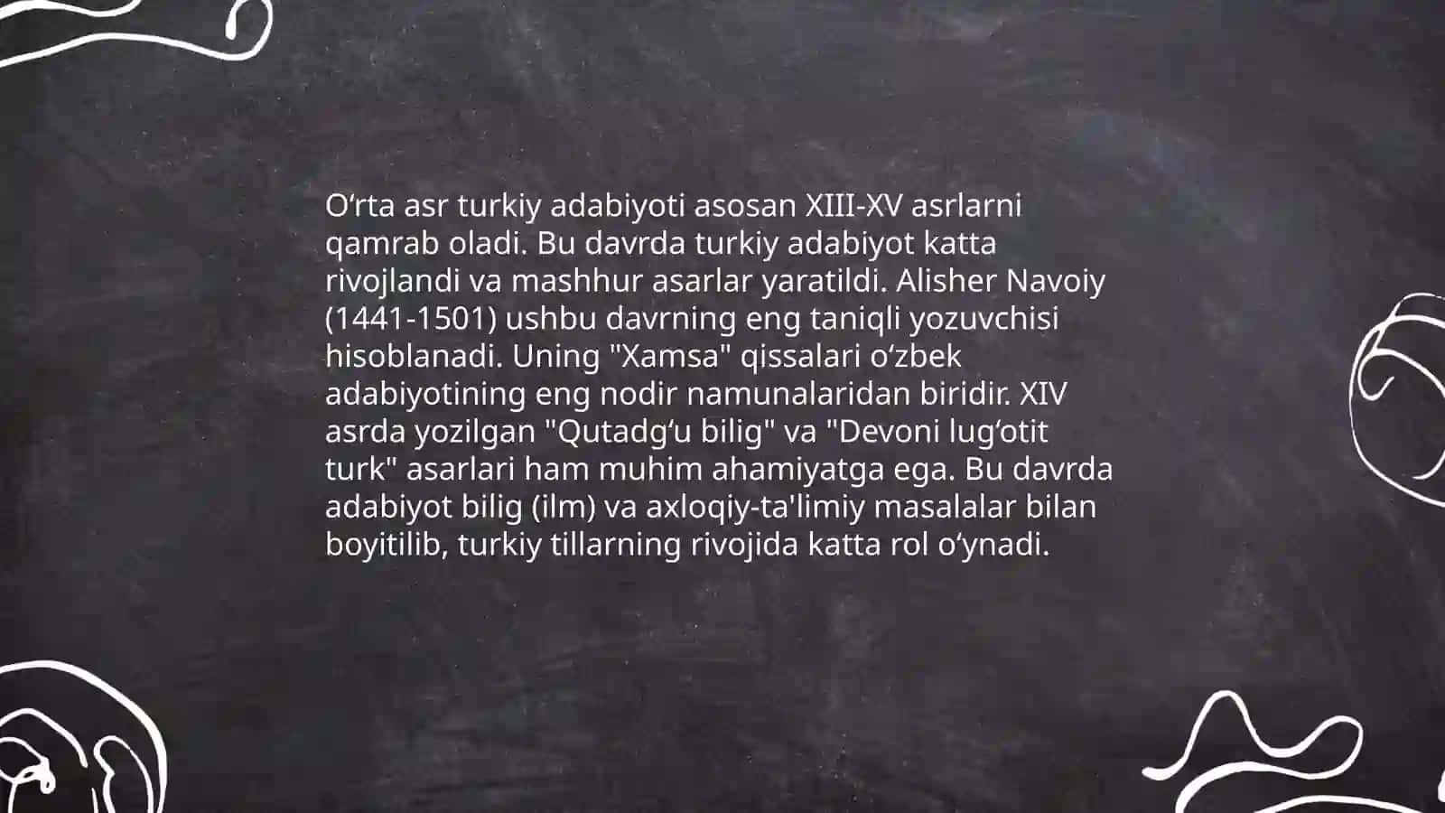 Hozirgi o‘zbek adabiy tilining tarixiy ildizlari 4