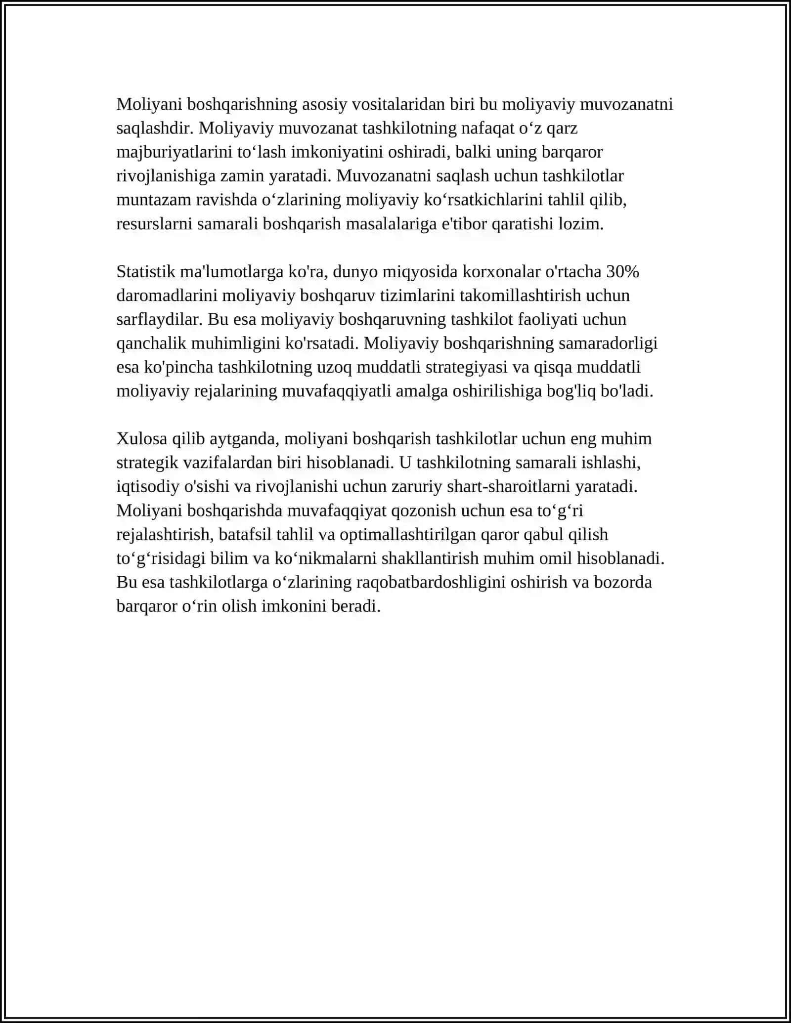 MOLYANI BOSHQARISHNING MOHIYATI ZARURIGI VA AHAMIYATI 4
