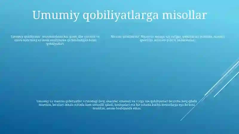 Umumiy Va Maxsus Qobiliyat Farqları 4