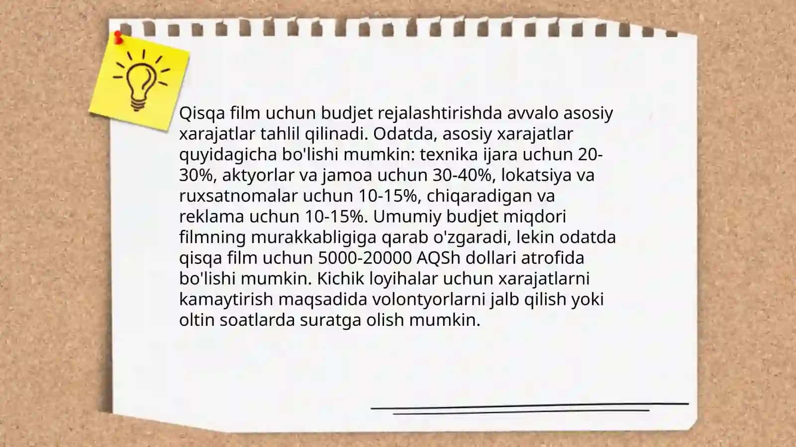 Qisqa metrajli vizual mediamahsulot yaratish 4
