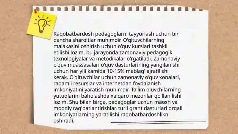 Boʻlajak oʻqituvchilarni kasbiy kompetentligini rivojlantirishning pedagogik shart-sharoitlari 4
