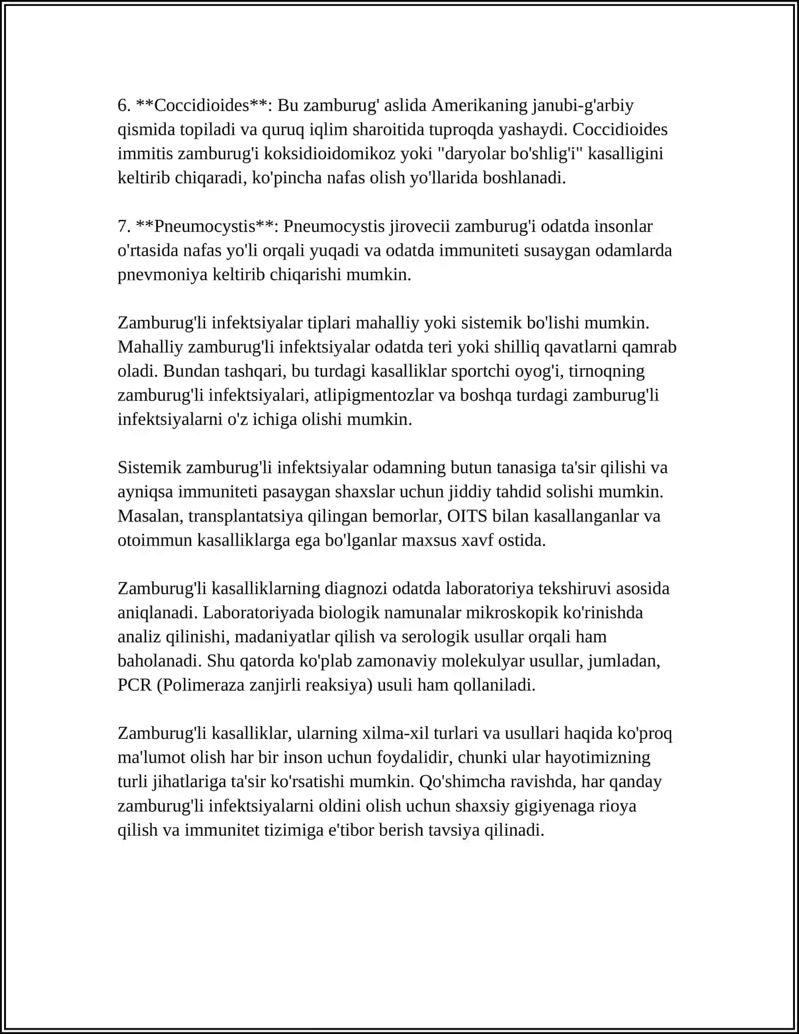 ZAMBURUG'LI KASALLIKLARNING QO'ZG'ATUVCHILARI, PATOGENEZI, LABORATORIYA TASHXISI 4