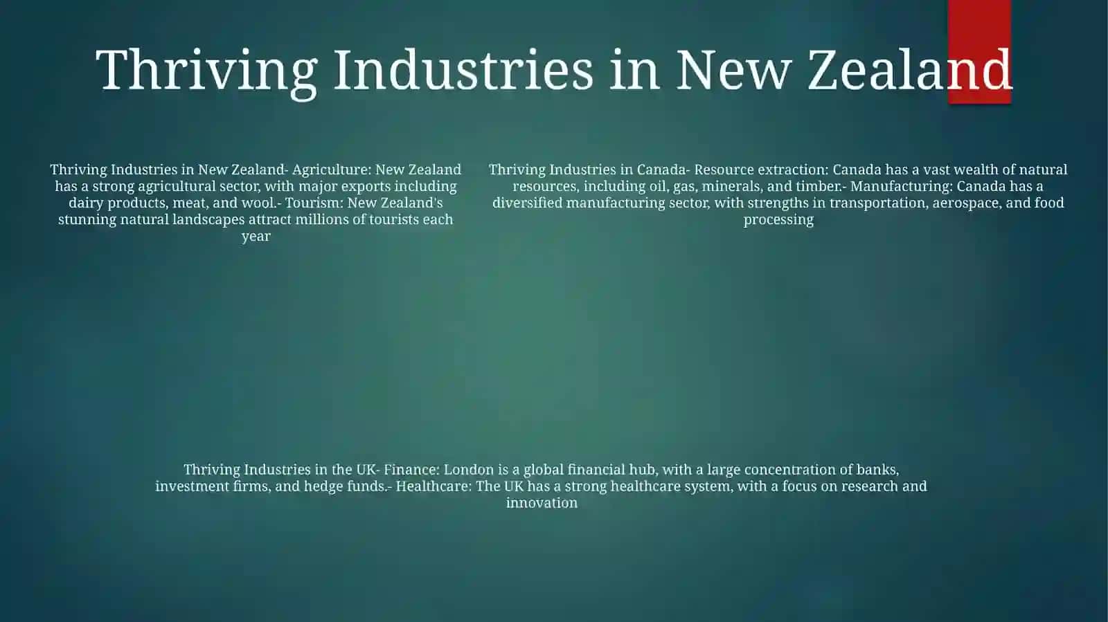 Canada, Usa, New Zealand, Uk, Australiadagi Kasblar Va Ishlar 4