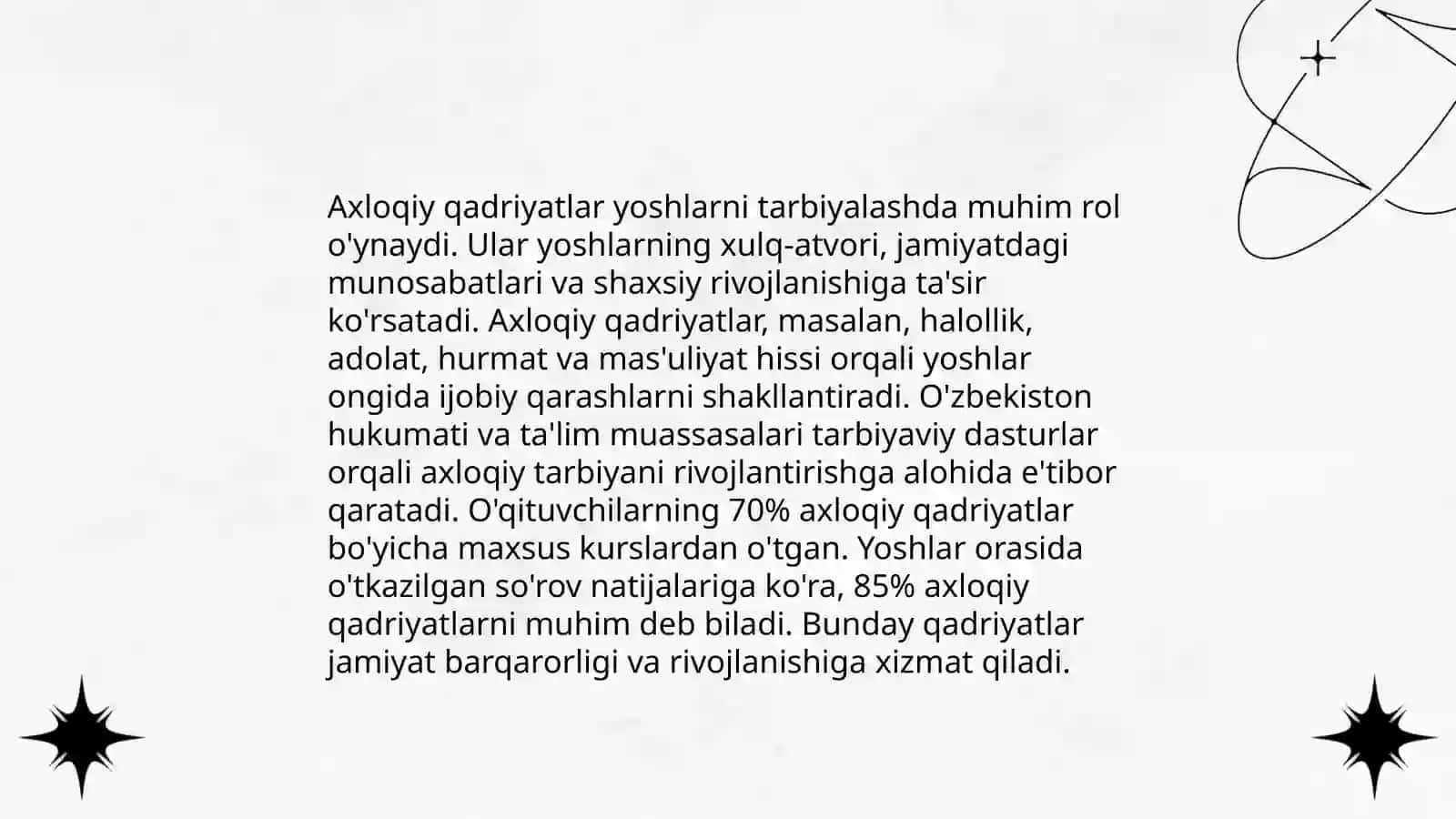 Maʼnaviy tarbiyaviy soat mashg'ulotlarini tashkil etish usullari 4