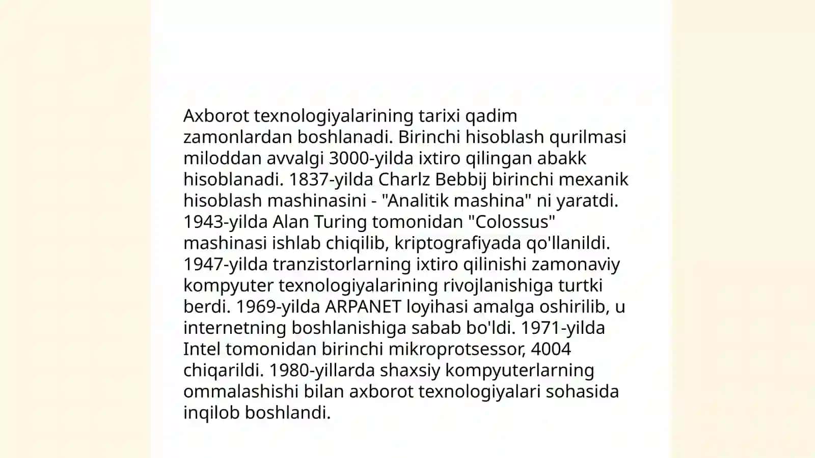 Raqamli va axborot texnologiyalari fanining predmenti va vazifalari 4
