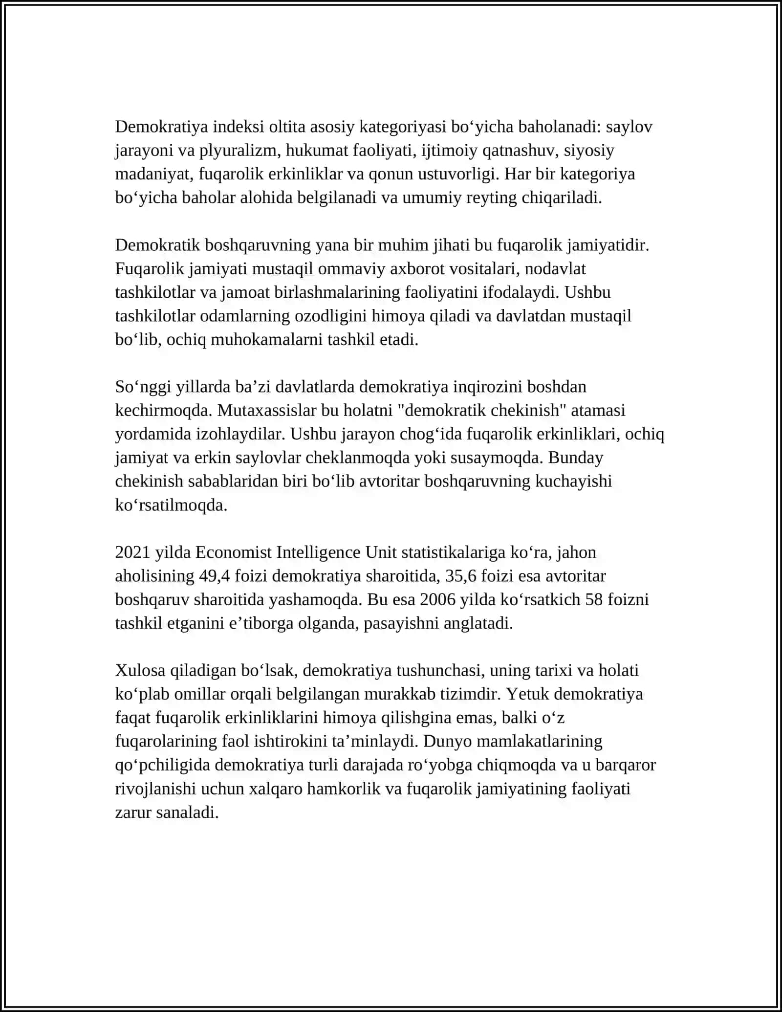 DEMOKRATIYA 4