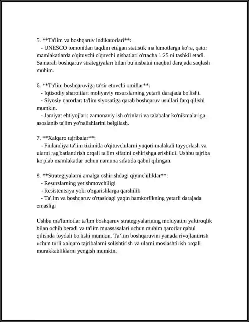 TA‘LIMDA BOSHQARUV MODELI 4