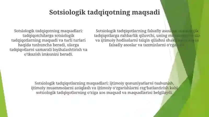 Sotsiologik Tadqiqot Òtkazishning Falsafiy Asoslari Va Maqsadi 4