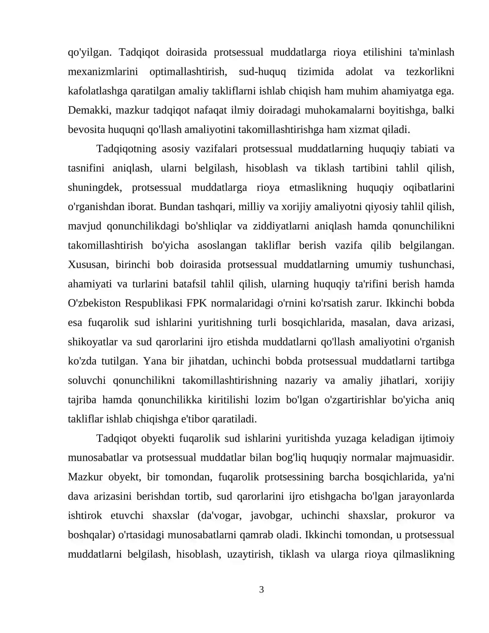 Fuqarolik sud ishlarini yuritishda protsessual muddatlar. 4