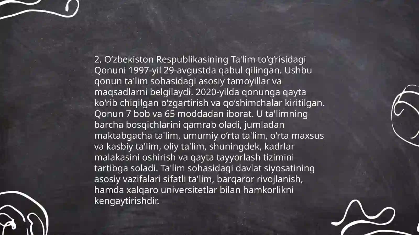 Ta'lim tizimini isloh qilishning boshlang'ich bosqichlari 4