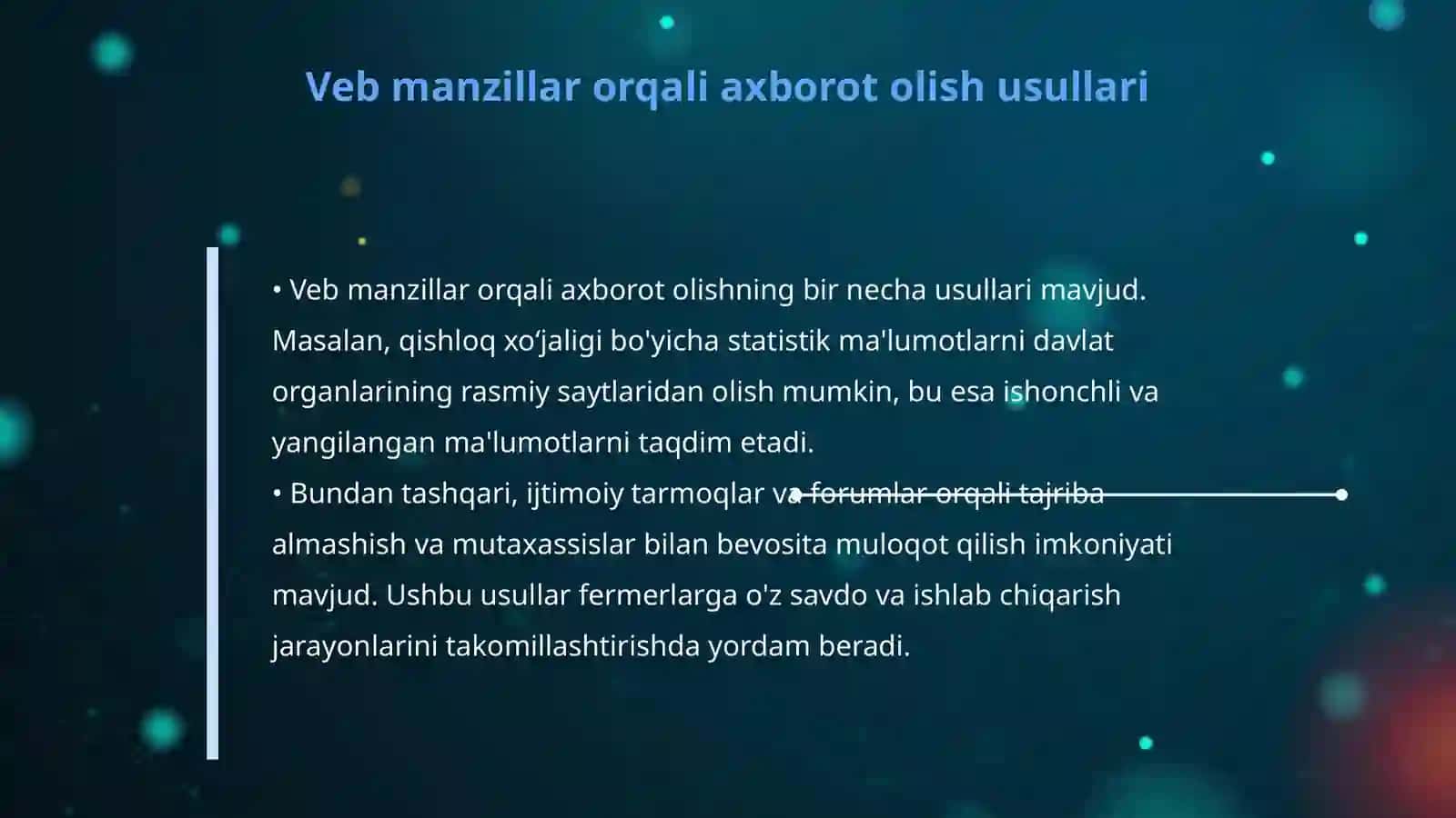 Intemetda qishloq xoʻjaligiga oid veb manzillar va ulardan axborotlarni koʻchirish 4