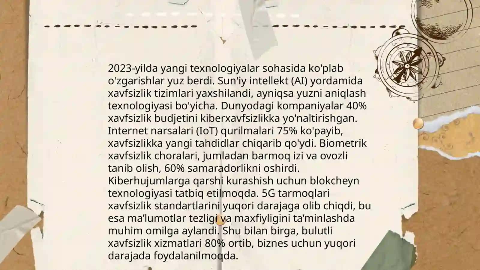 Xavfsizlik qoidalari boʻyicha koʻrgazmalar tayyorlash 4