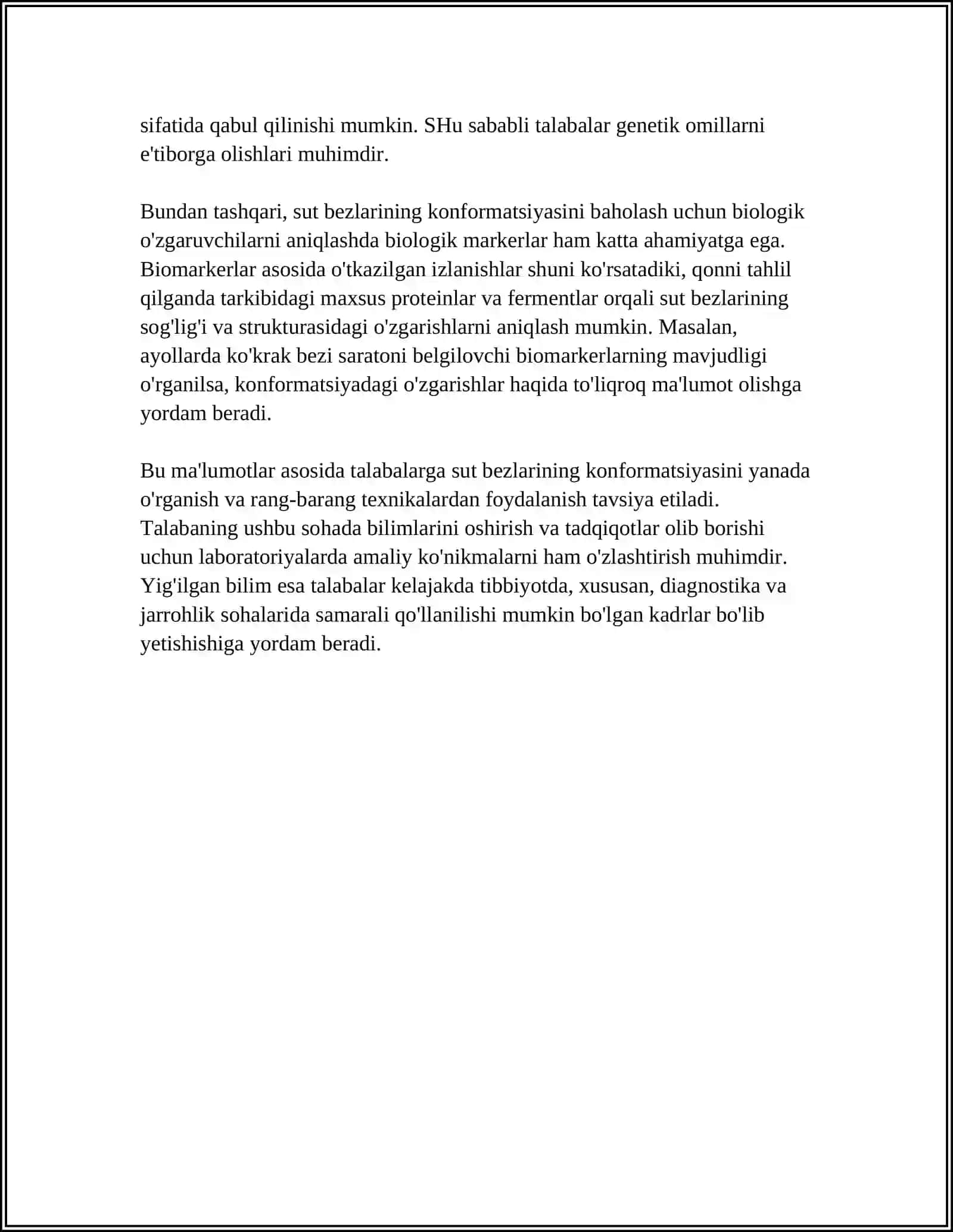 SIGIRLARNI MASHINADA SOGʻISHGA YAROQLILIGINI ANIQLASHDAGI TALABALAR 4