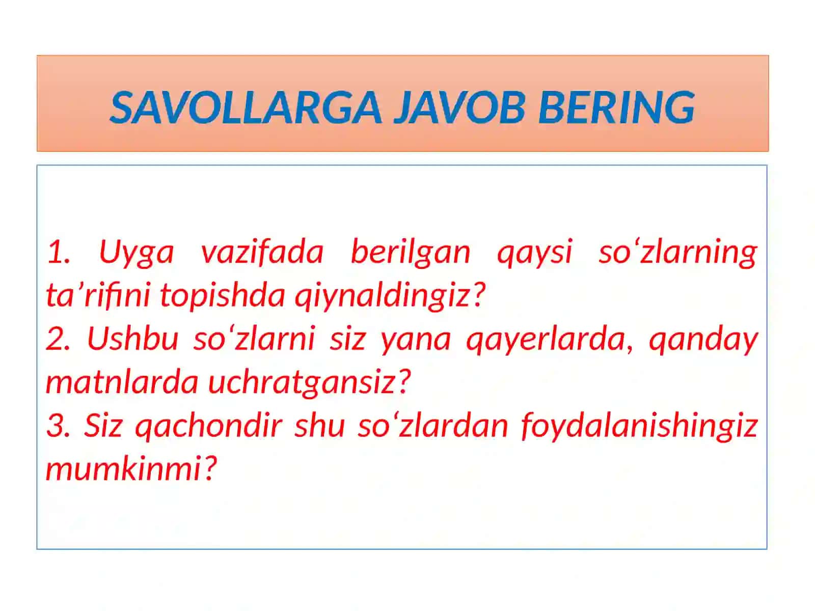 Oʻzbekiston Respublikasining“Mualliflikhuquqivaturdoshhuquqlartoʻgʻrisida”giqonunining3-, 6-moddasi.Tushunchalartahlili 4