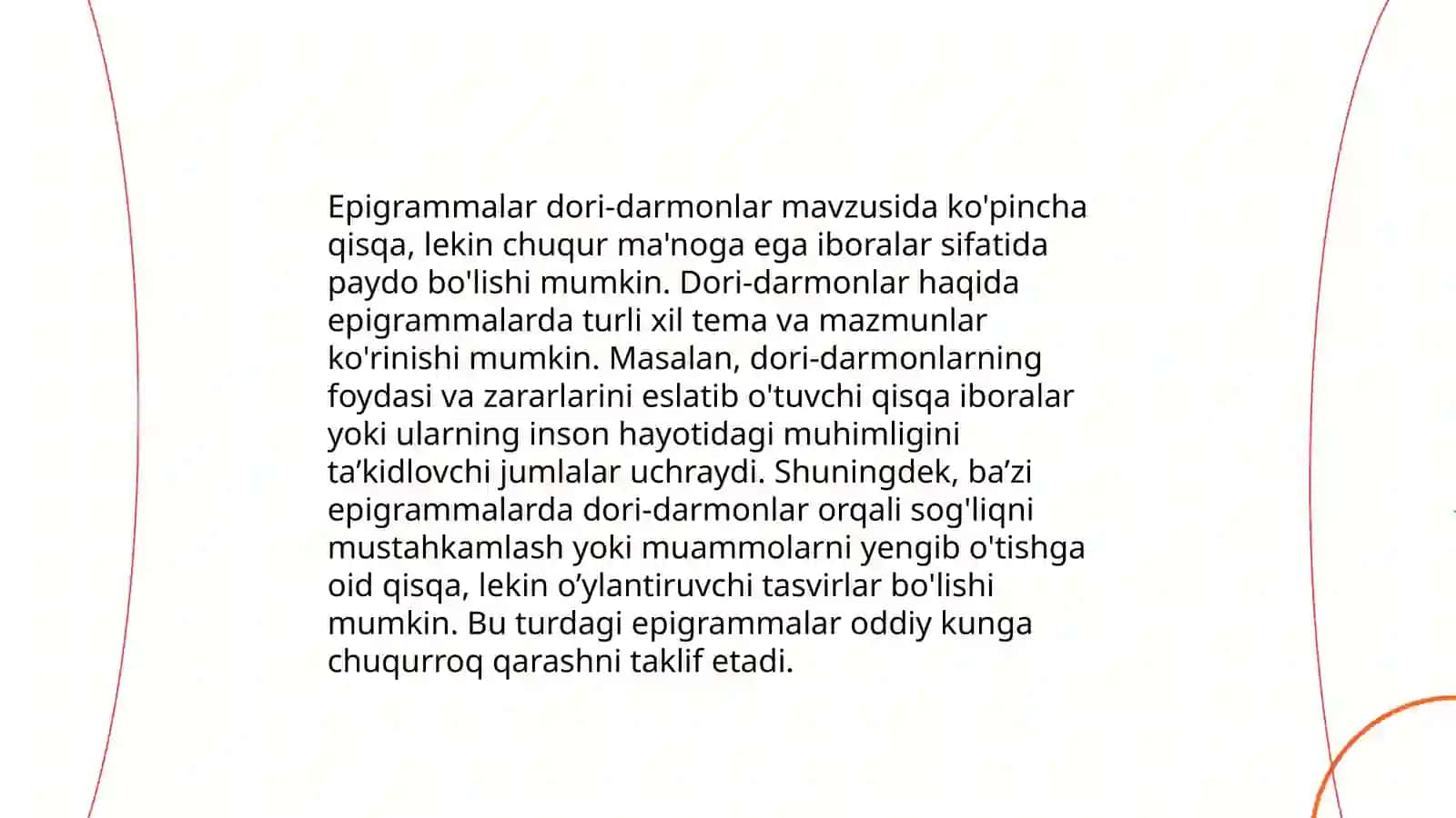 Yunon-lotin epigrammalarida tibbiyot va salomatlik 4