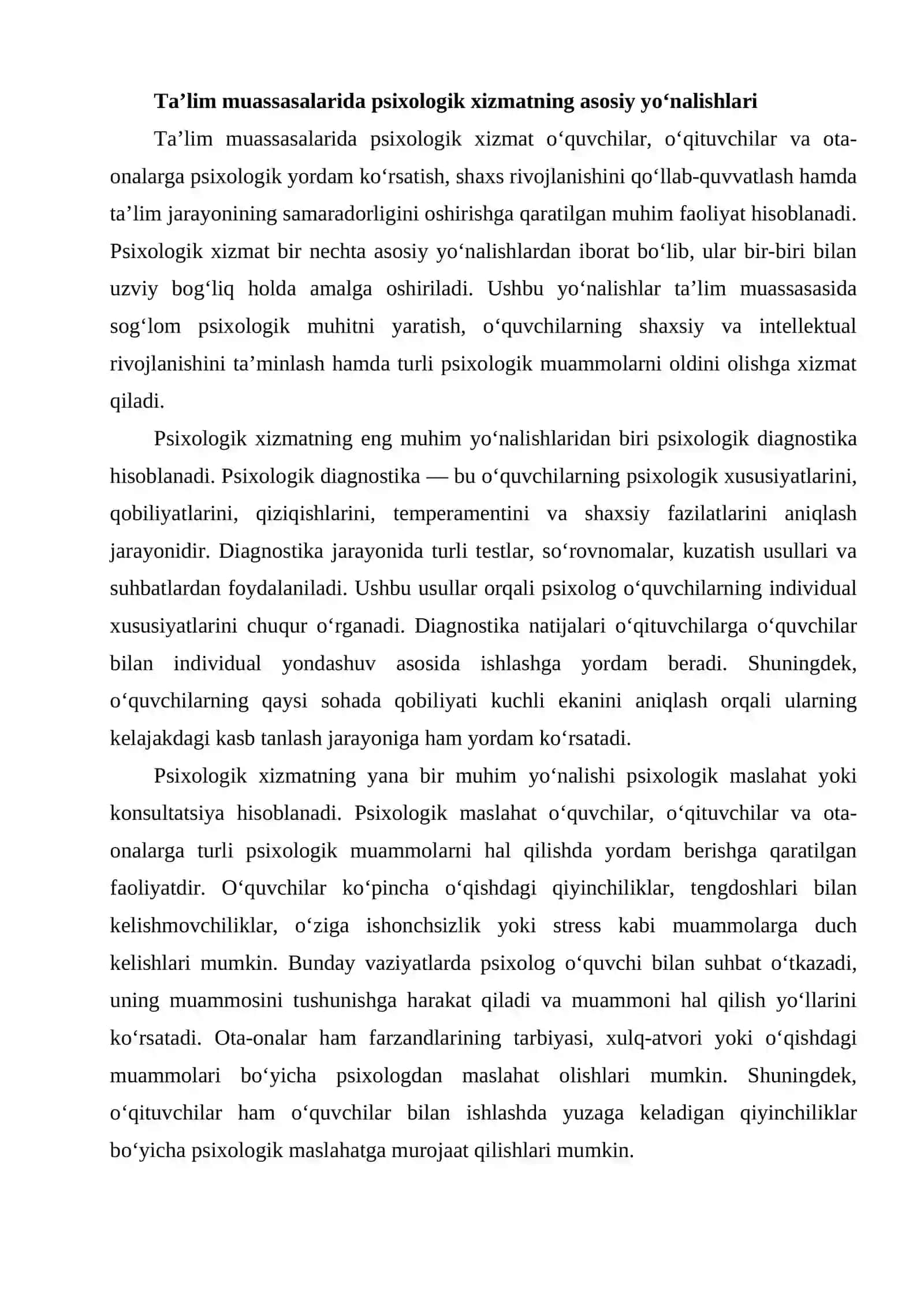 Ta'lim muassasalarida psixologik xizmat 4