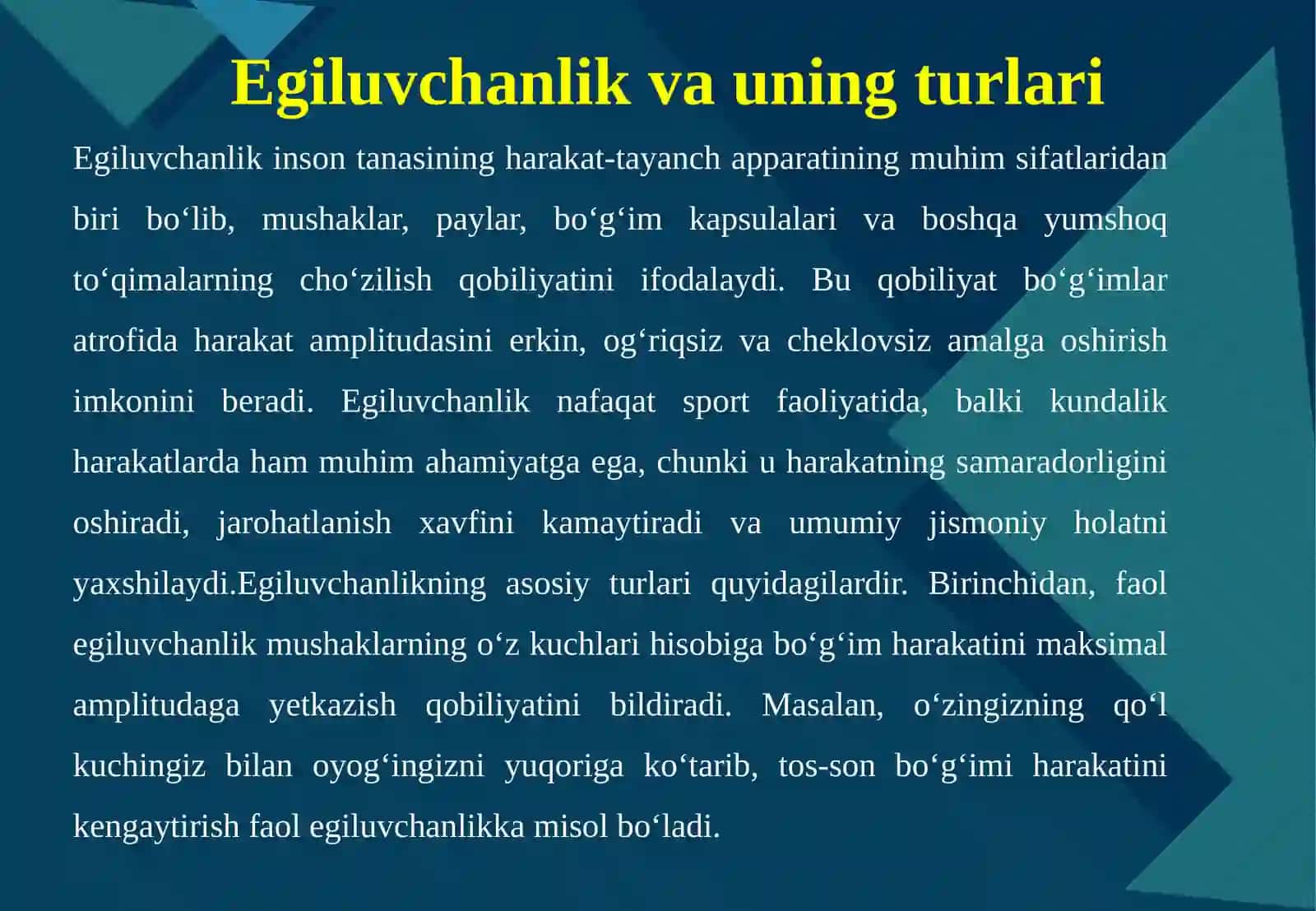 EGILUVCHANLIK QOBILIYATINI TARBIYALASH 4