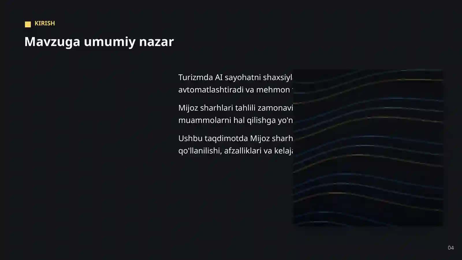 AI TURIZM VA MEHMONDO'STLIKDA 4
