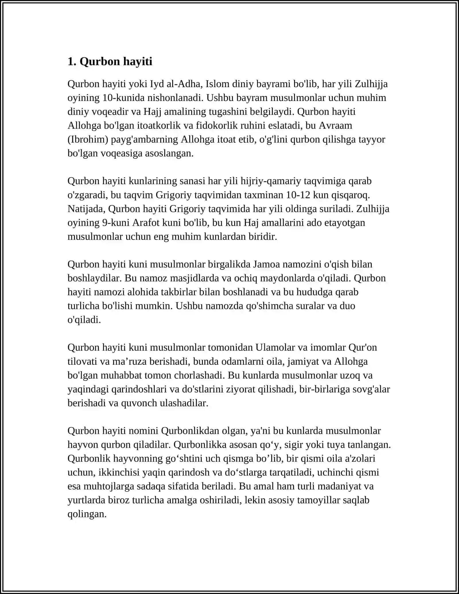 ISLOM DINIDAGI BAYRAM VA MAROSIMLAR 4