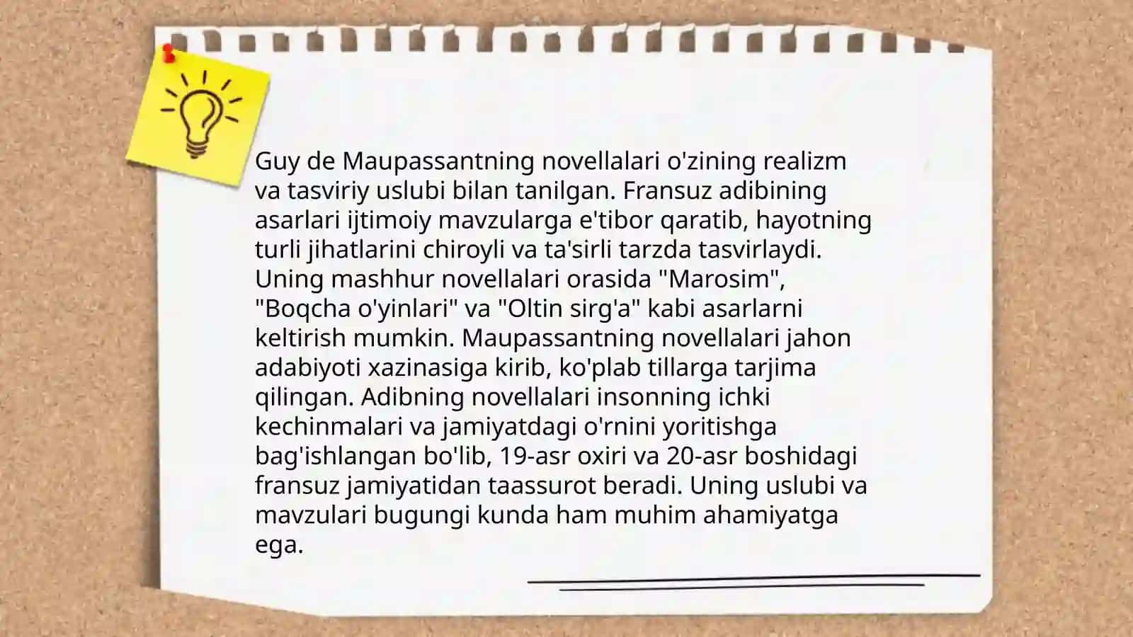 Gi De Mopassan hayoti va ijodi 4