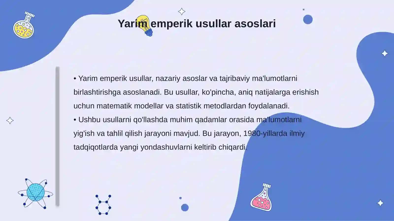 Yarim emperik usullar 4