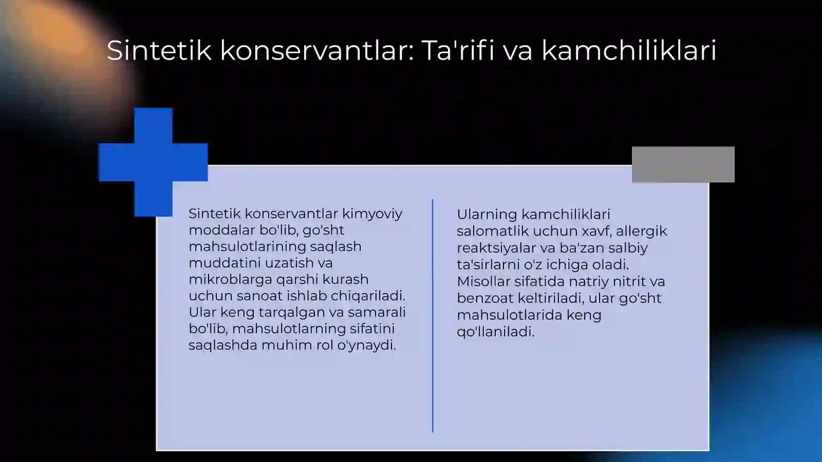 Tabiiy va Sintetik Konservantlar 4