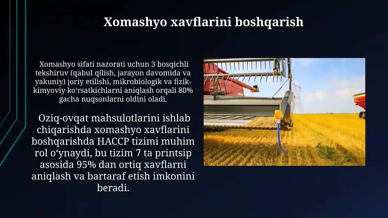 Oziq-ovqat mahsulotlarini ishlab chiqarishda xavflarni boshqarish usullari 4