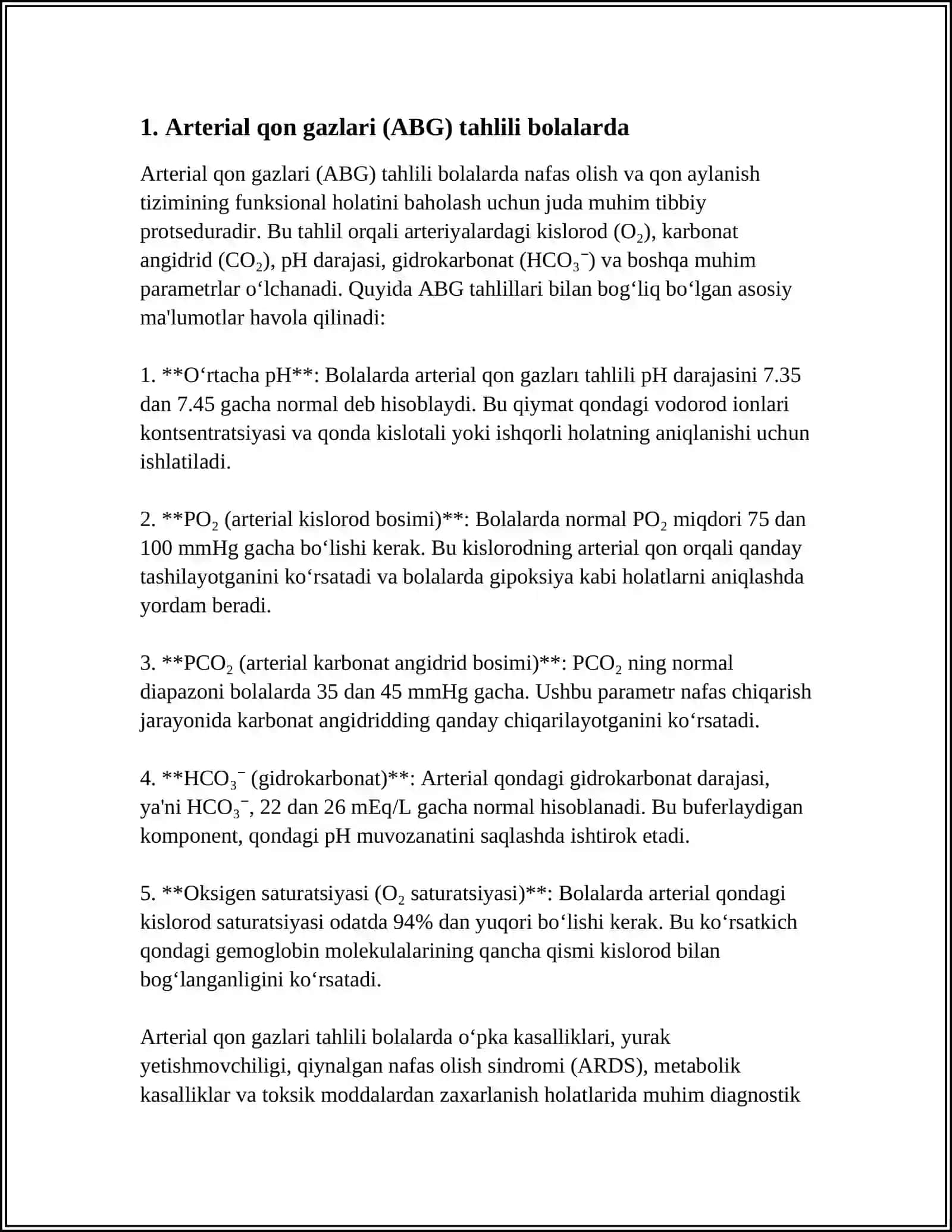 BOLALARDA NAFAS OLISH TIZIMINI URGANISH UCHUN LABORATORIYA INSTRUMENTAL USULLAR RENTGENOLOGIK BRONKOSKOPIYA TASHQI NAFAS OLISHNI O'RGANISH VA BOSHQALAR 4