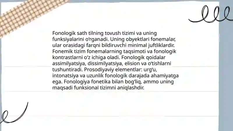 Tilning grammatik sathi 4