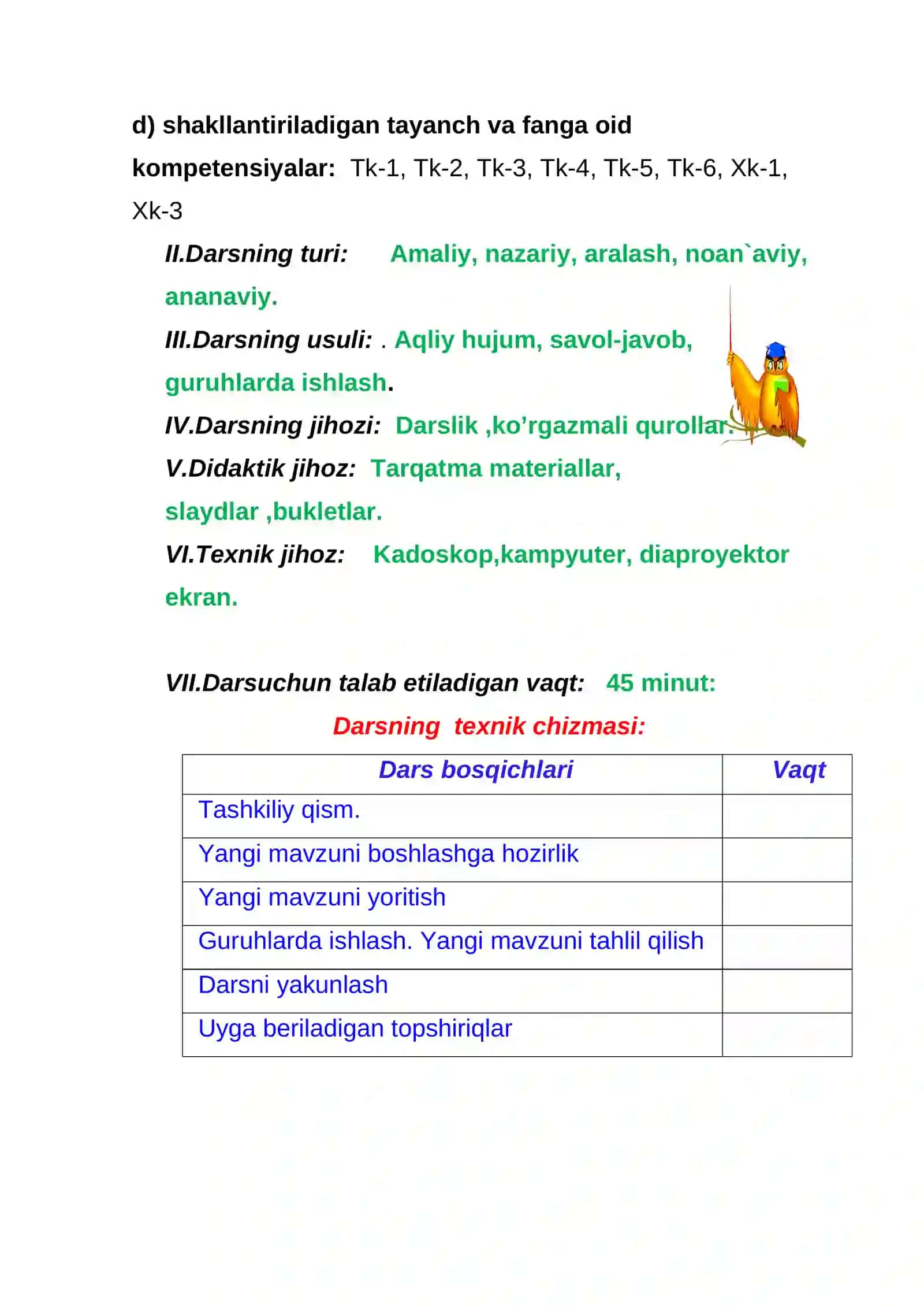 6-sinf Ona tili fanidan Sms yoki onlayn muloqot mavzusida ochiq dars ishlanma 4