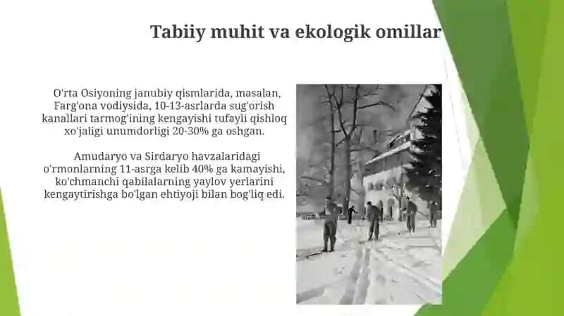Oʻrta Osiyoning rivojlangan oʻrta asrlardagi tarixiy geografiyasi 4