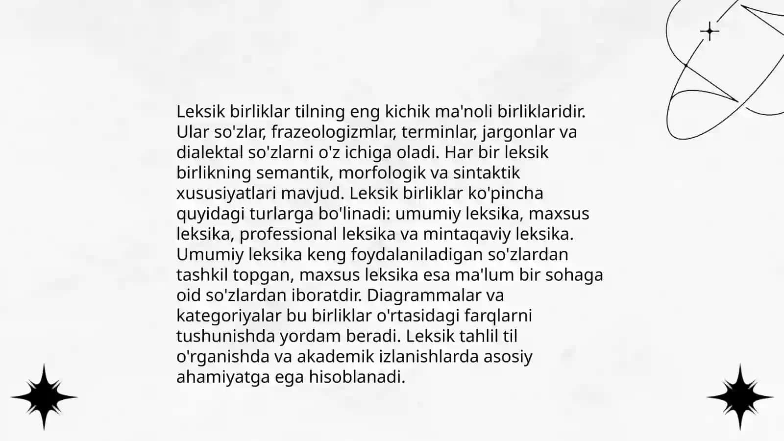 Leksik, semantik, semik tahlil qilish asoslari 4