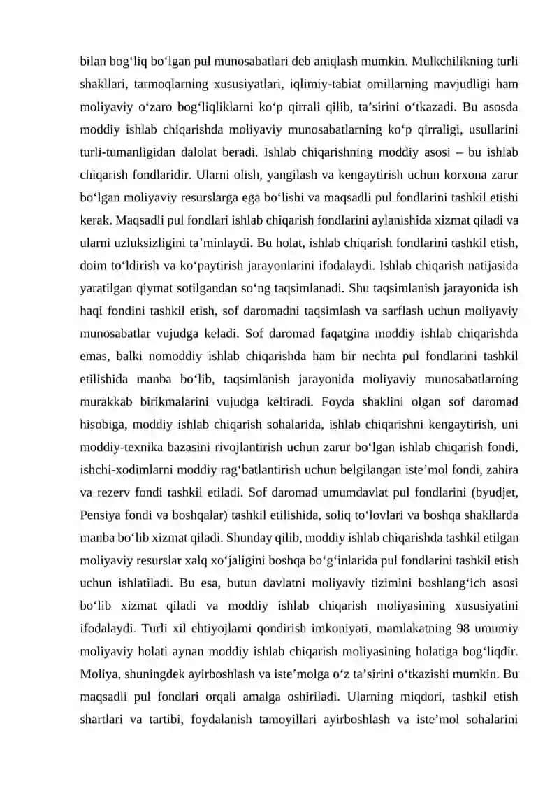 MULKCHILIKNING TURLI SHAKLLARIDAGI XO‘JALIK YURITUVCHI SUBYEKTLAR MOLIYASI 4