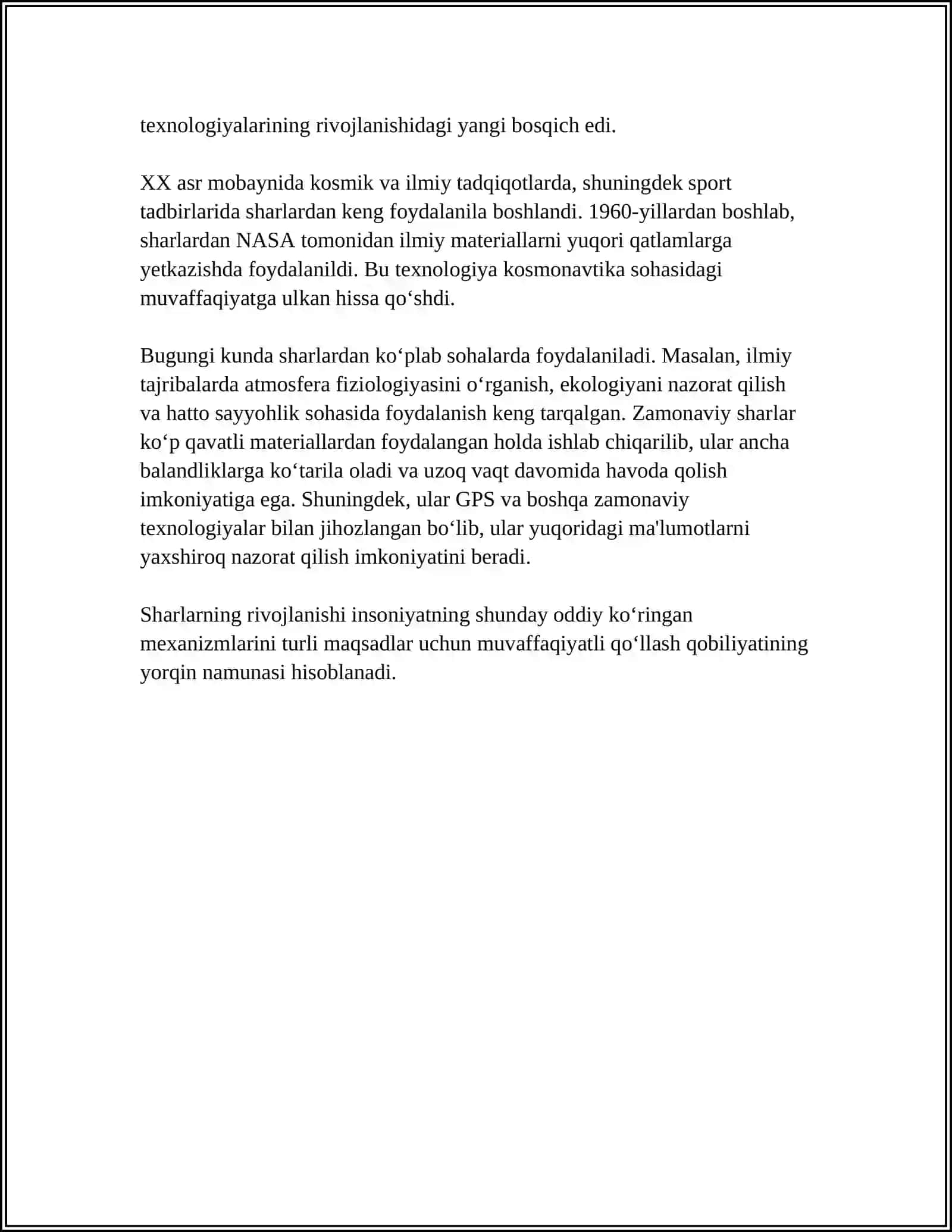 MUSTAQIL ISH Mavzu: SHARLARNING MARKAZIY TO‘QNASHUVI 4