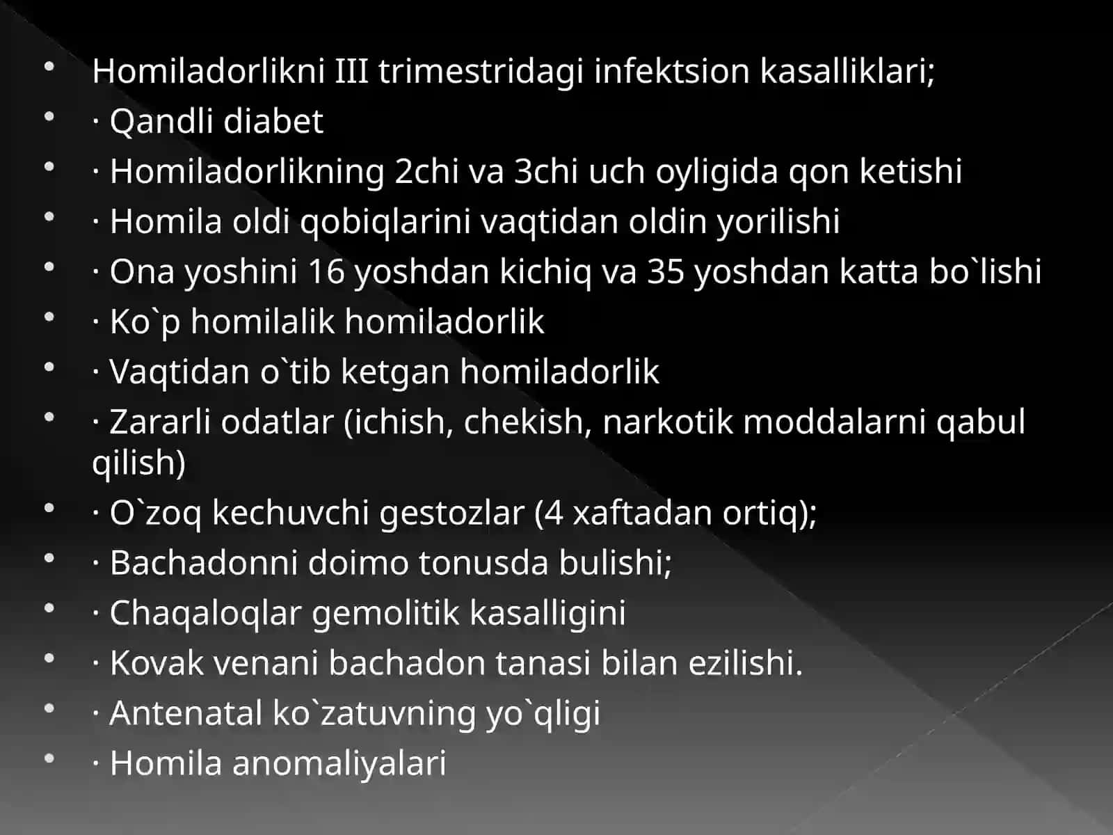 Homila ichi gipoksiyasi 4