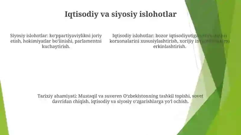 O'Zbekiston Respublikasining Tashkil Topishi Va Uning Tarixiy Ahamiyati 4