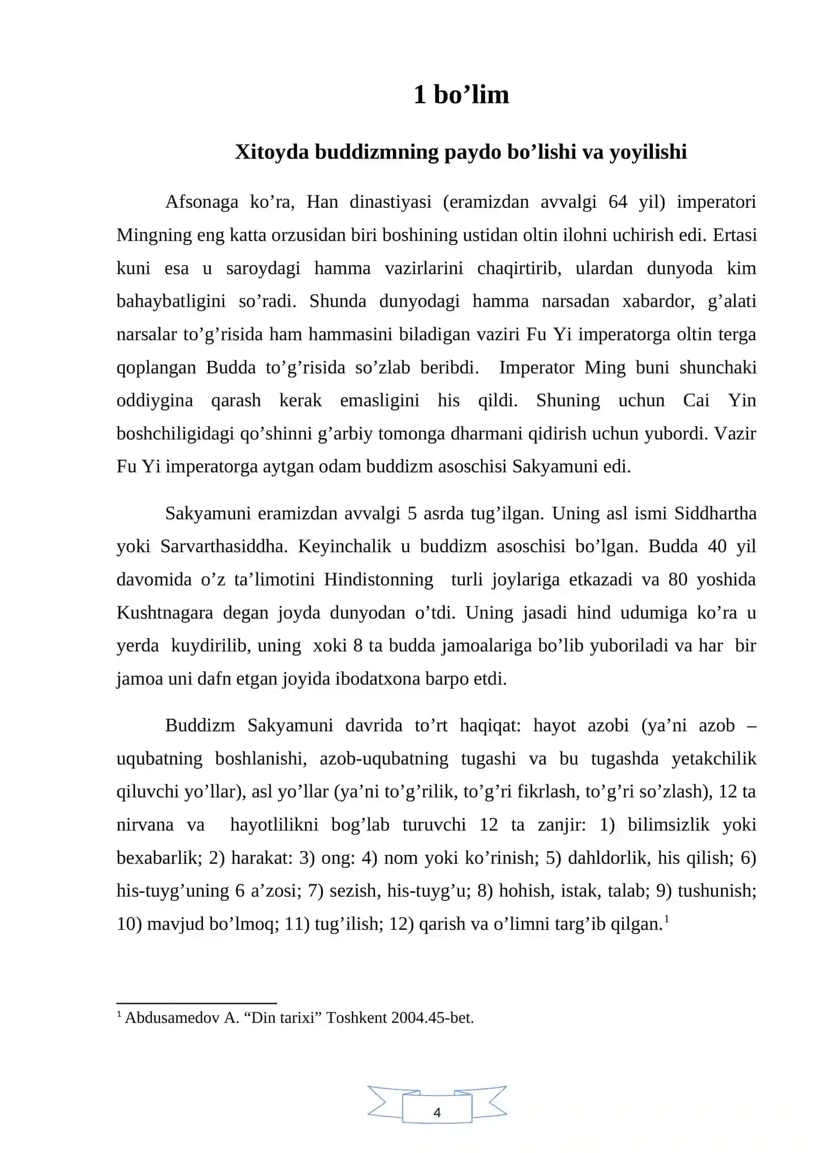 Xitoyga buddizmning kirib kelishi va rivojlanishi 4