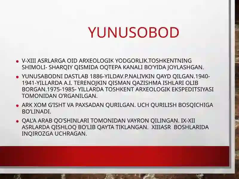 O’rta Osiyoning o’rta asr shaharlari. 4