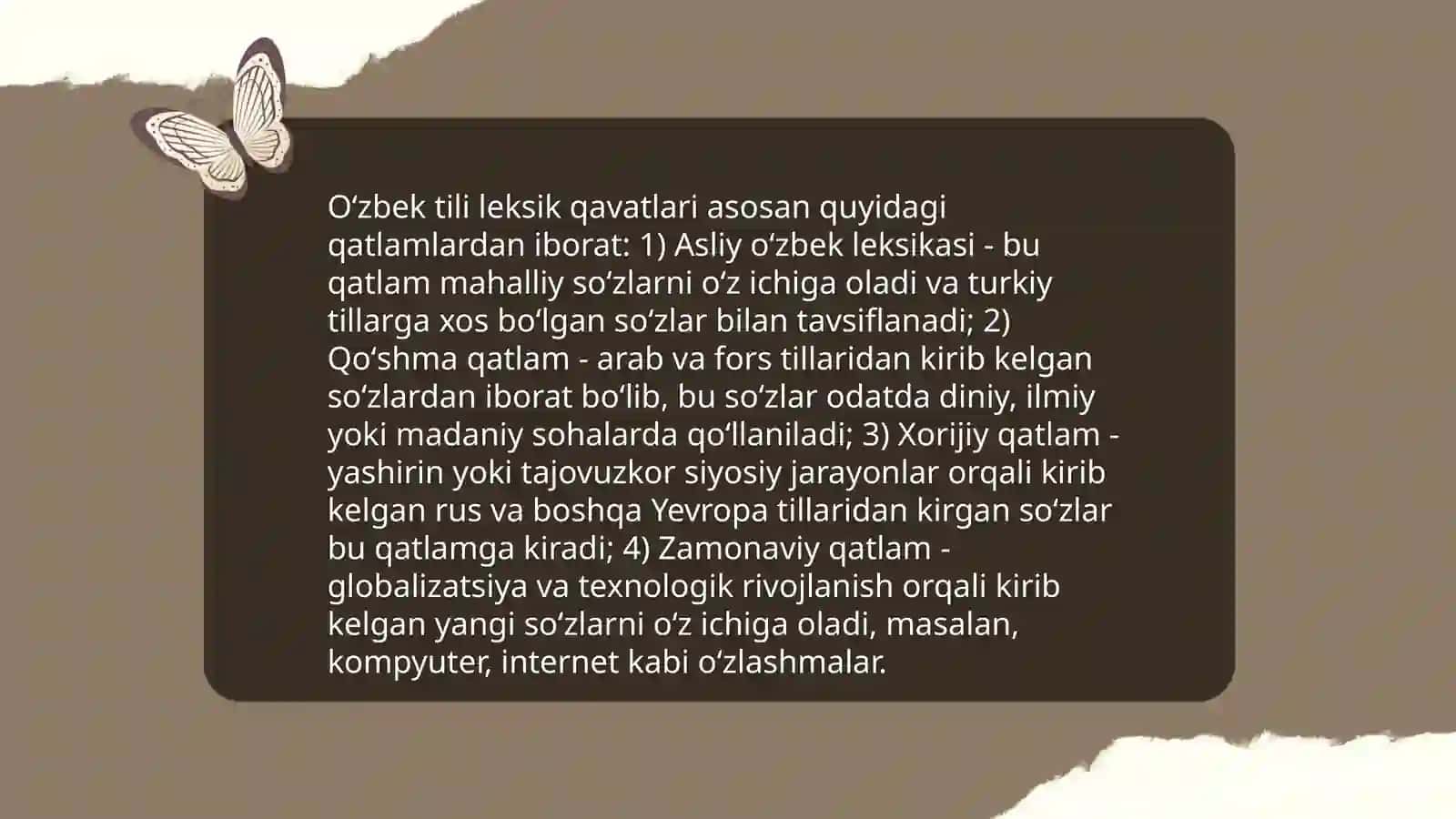 Oʻzbek tili leksikalogiyasi 4