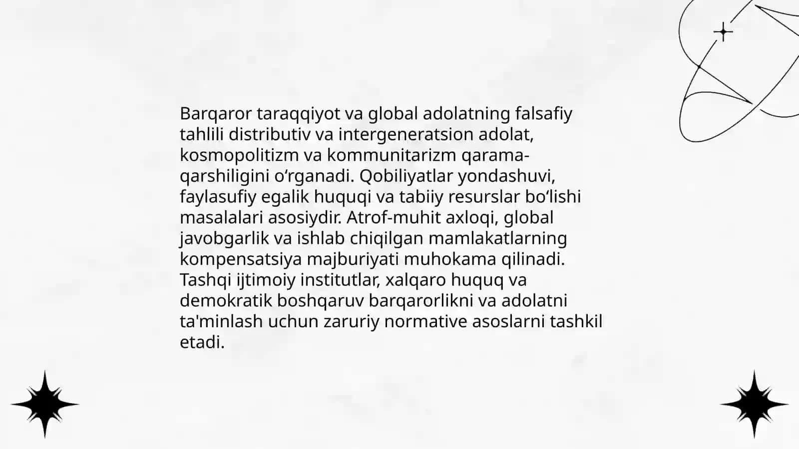 Globallashuv falsafasi va barqaror taraqqiyot 4