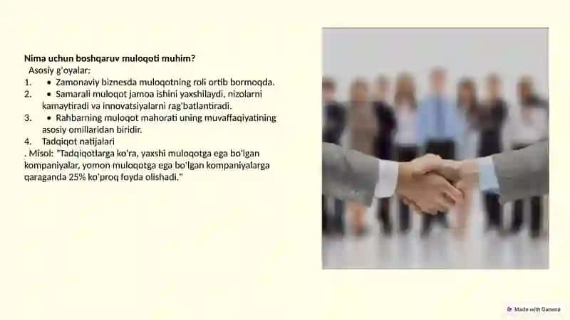 Boshqaruv Muloqotining Ilmiy-Amaliy Jabhalari 4