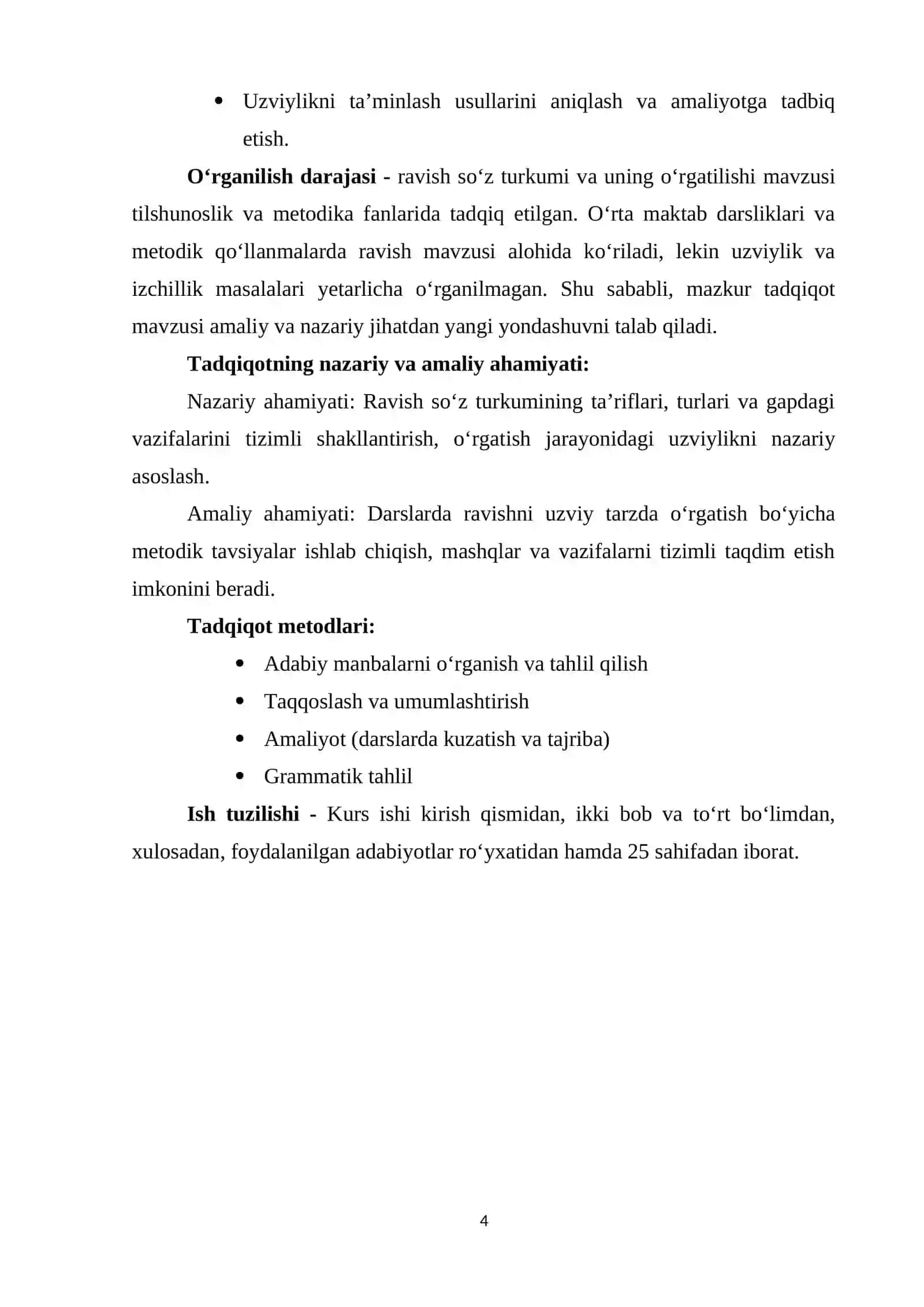 Ravish so‘z turkumi o‘rgatish 4
