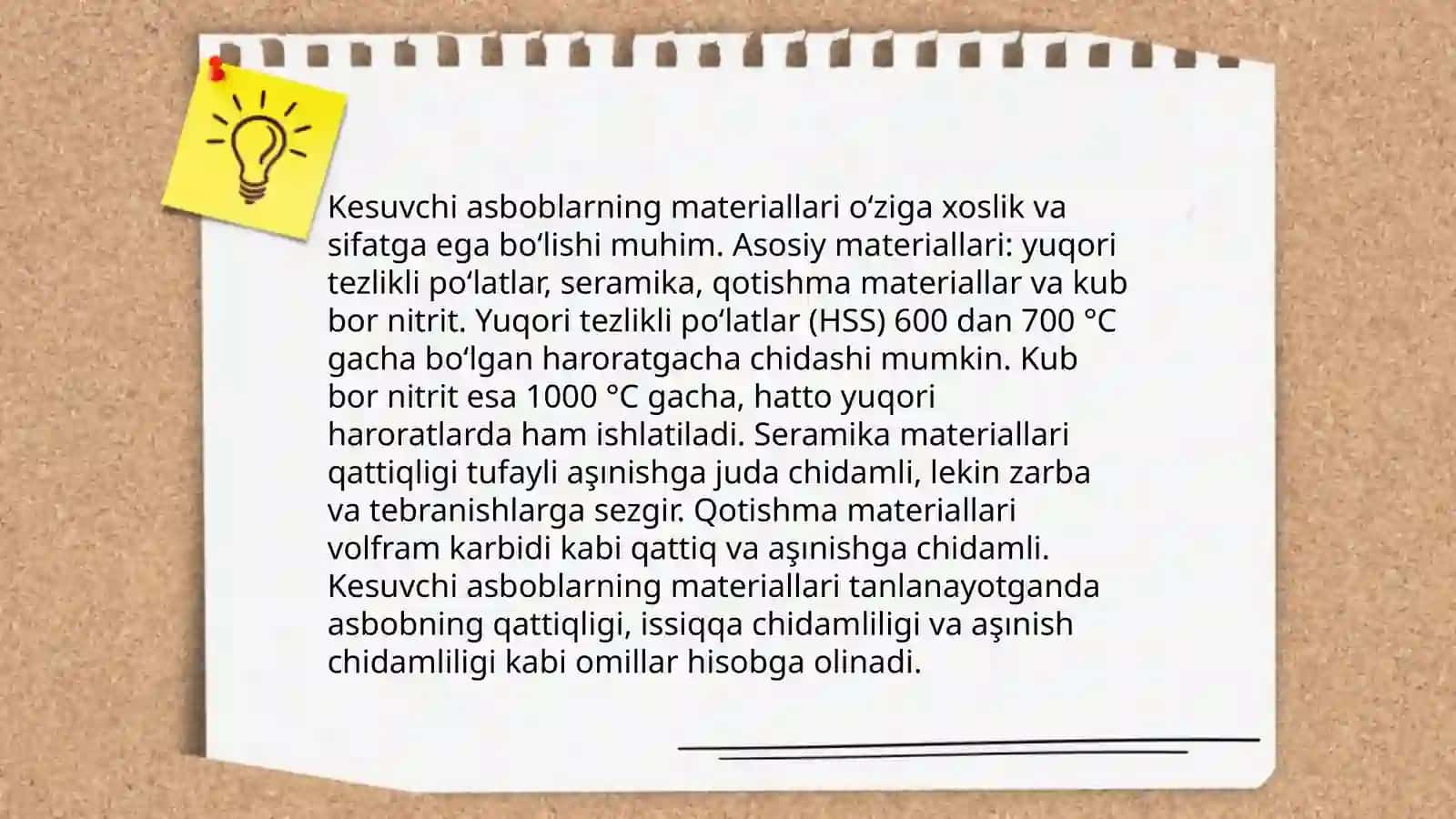 Kesuvchi asboblar haqida umumiy tushuncha 4