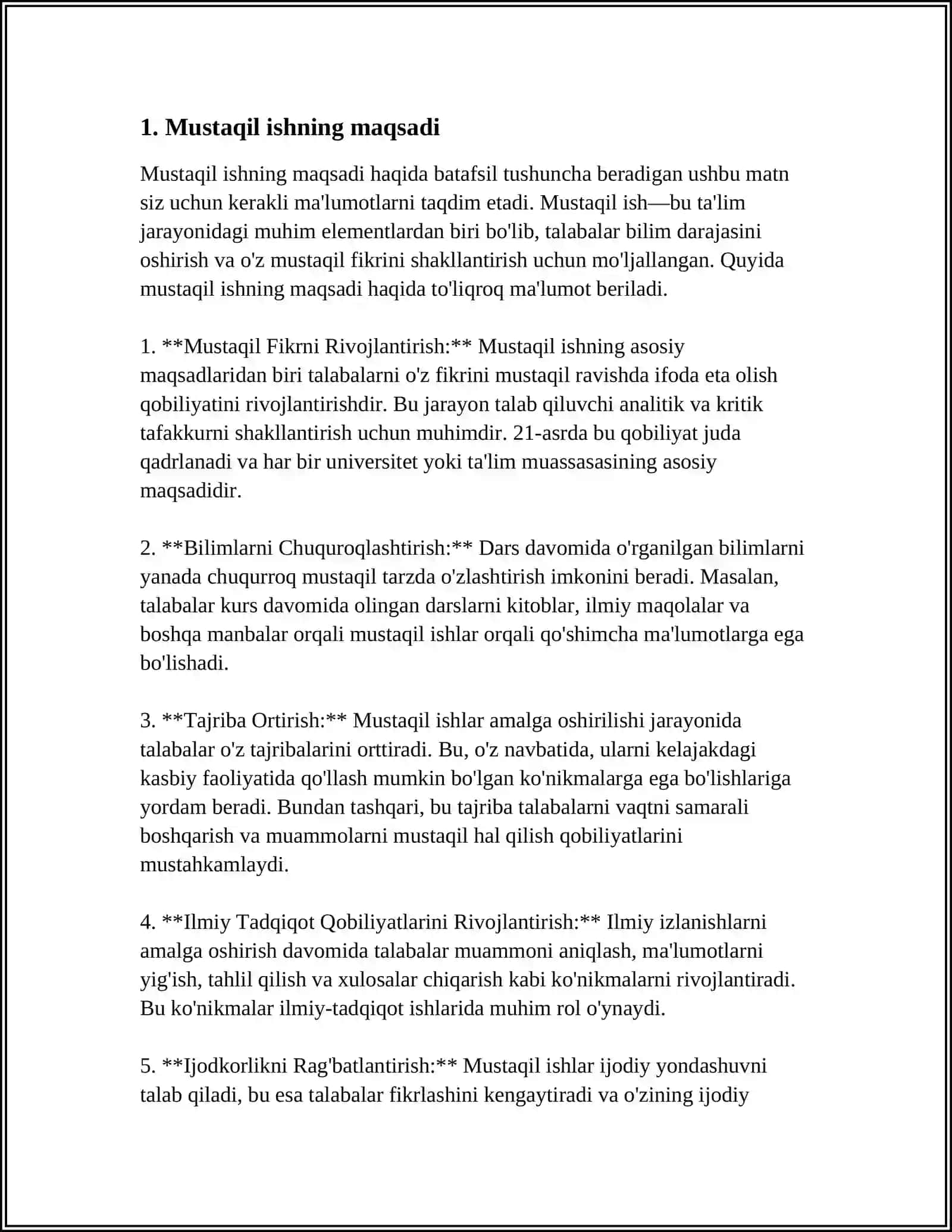 MUSTAQIL ISH: IBN SINO VA AL ROZIY DAVRIDAGI ASEPTIKA VA ANTISEPTIKA. QON TO‘XTATISH USULLARIDA ZAMONAVIY STENTLARDAN FOYDALANISH 4