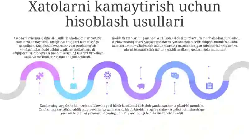 O'Lchash Hatoliklari Va Hisoblash Usullari 4
