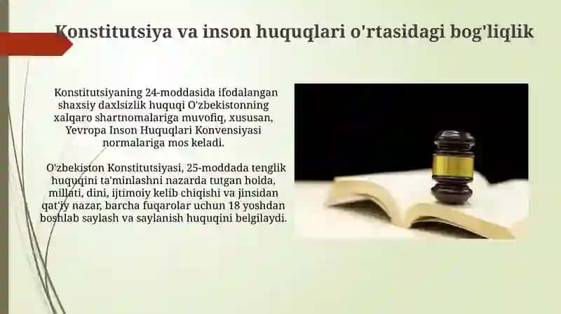 Konstitutsiya va Qonunchilik 4